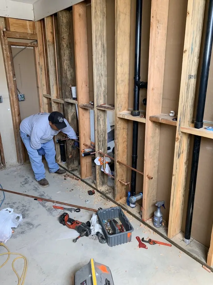 Commercial rough-in plumbing for Water Heater Replacement in Edneyville
